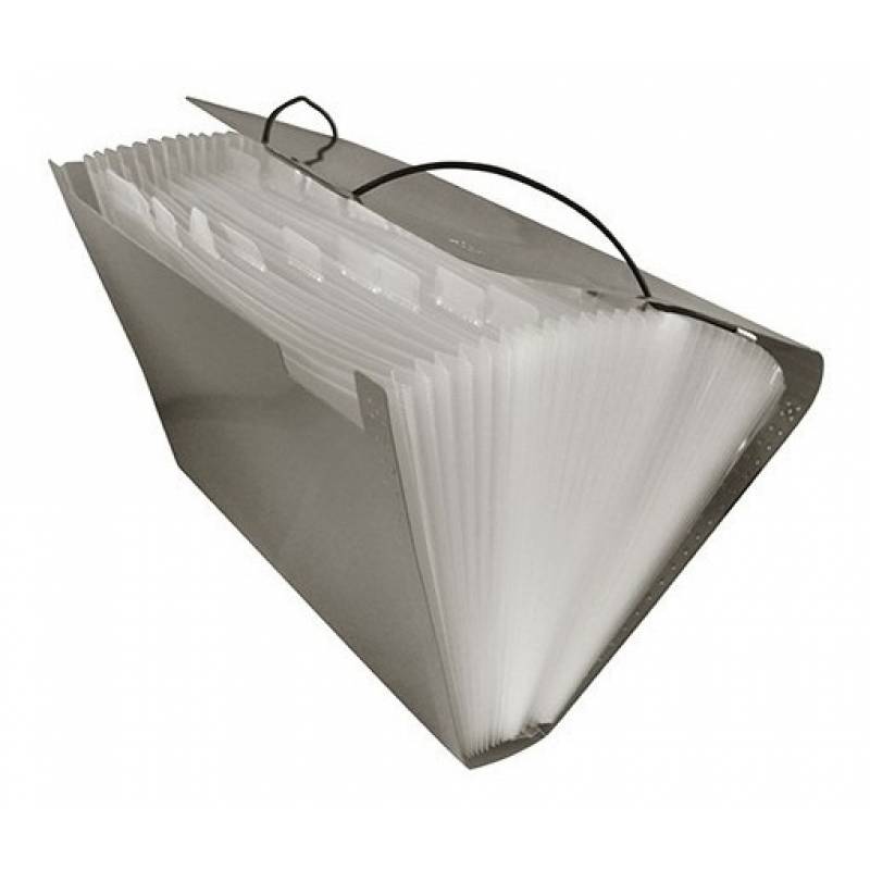 PASTA SANFONADA A4 C/ 31 DIVISÓRIAS FUME - ACP ACP