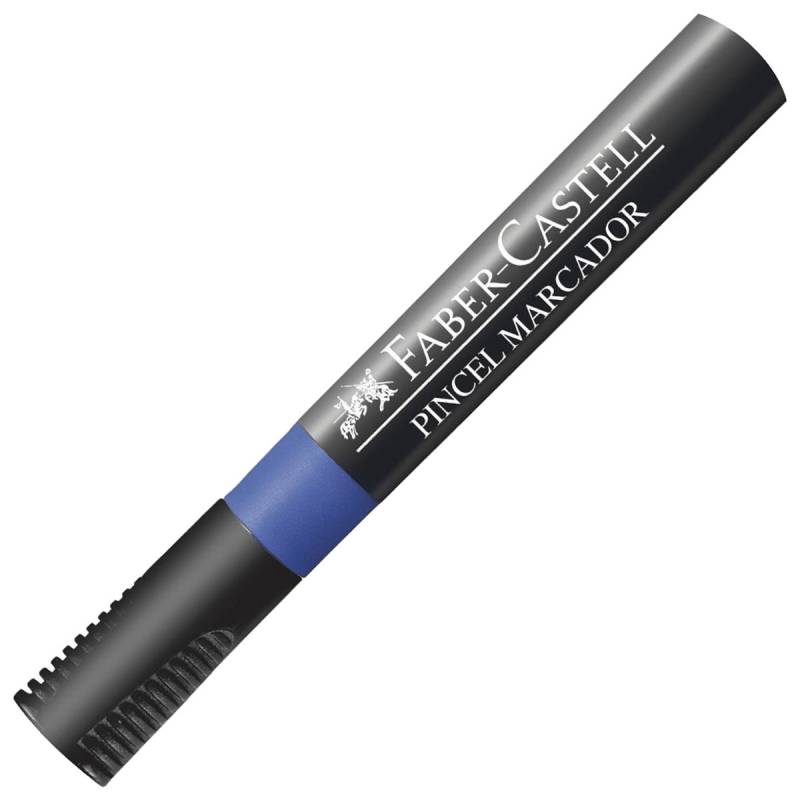 PINCEL MARCADOR PERMANENTE AZUL - FABER CASTELL FABER CASTELL