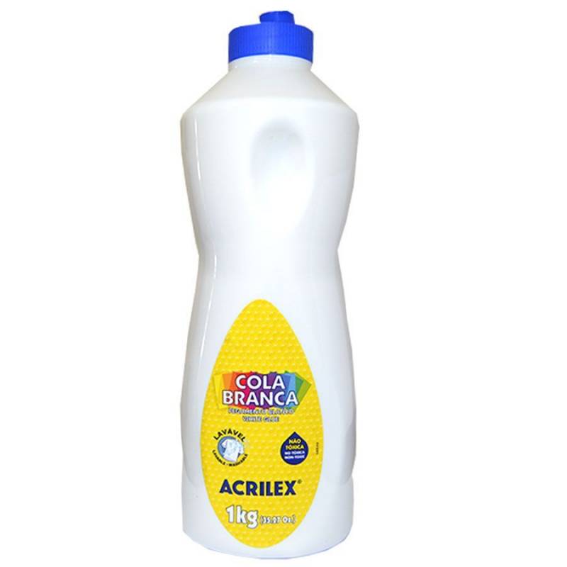 COLA BRANCA 1kg - ACRILEX  ACRILEX