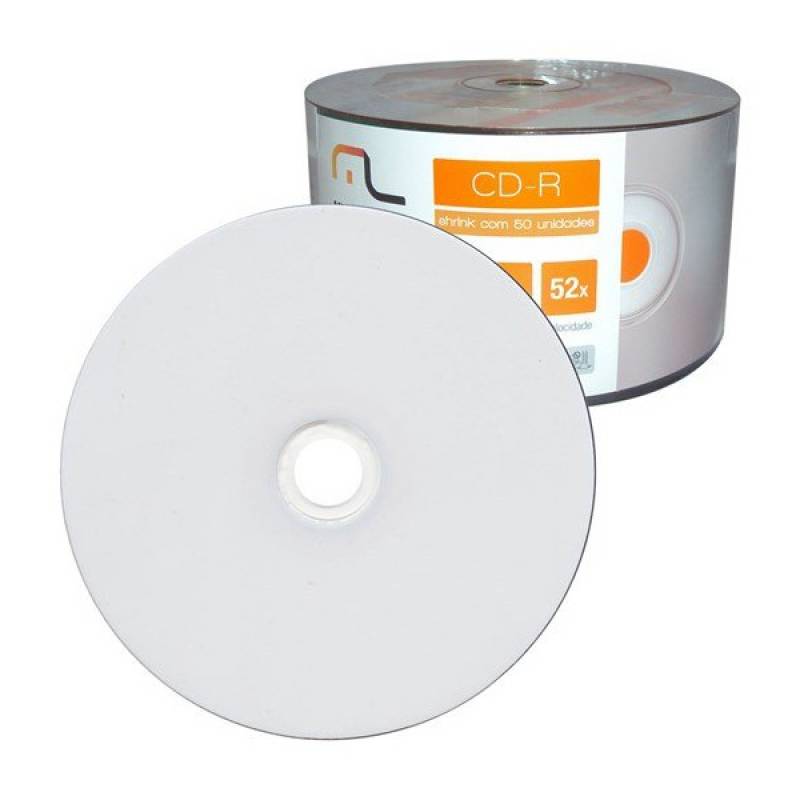 CD-R 700MB 800min. Velocidade 52X PRINTABLE - ELGIN ELGIN