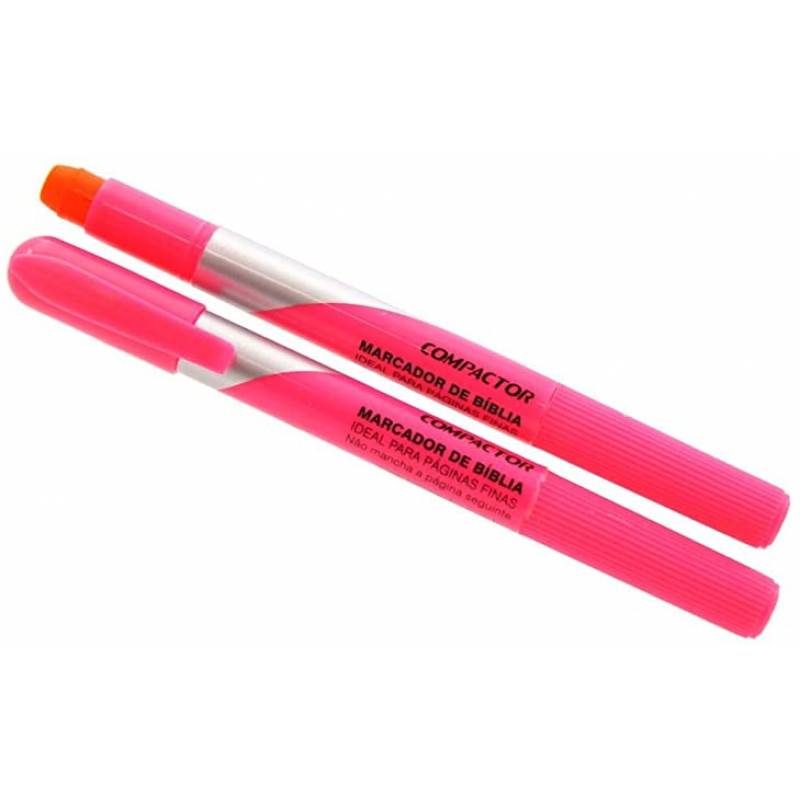 MARCA TEXTO GEL ROSA - COMPACTOR COMPACTOR