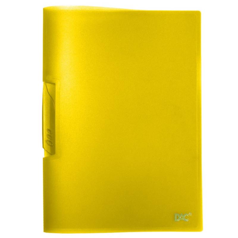PASTA 1/2 CANALETA A4 310X230mm AMARELA - DAC DAC