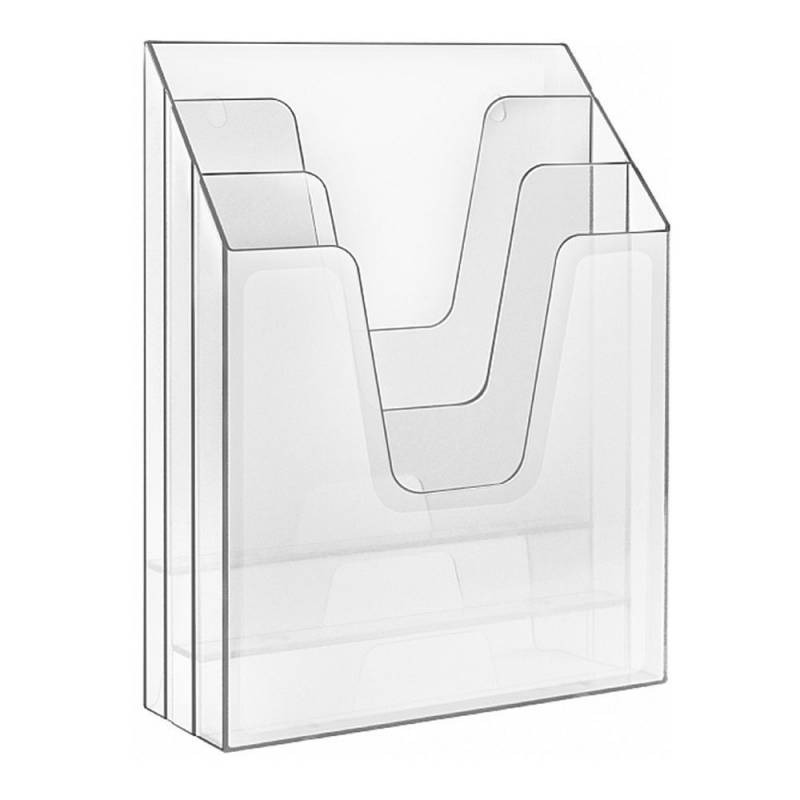 ORGANIZADOR TRIPLO VERTICAL CRISTAL- ACRIMET ACRIMET