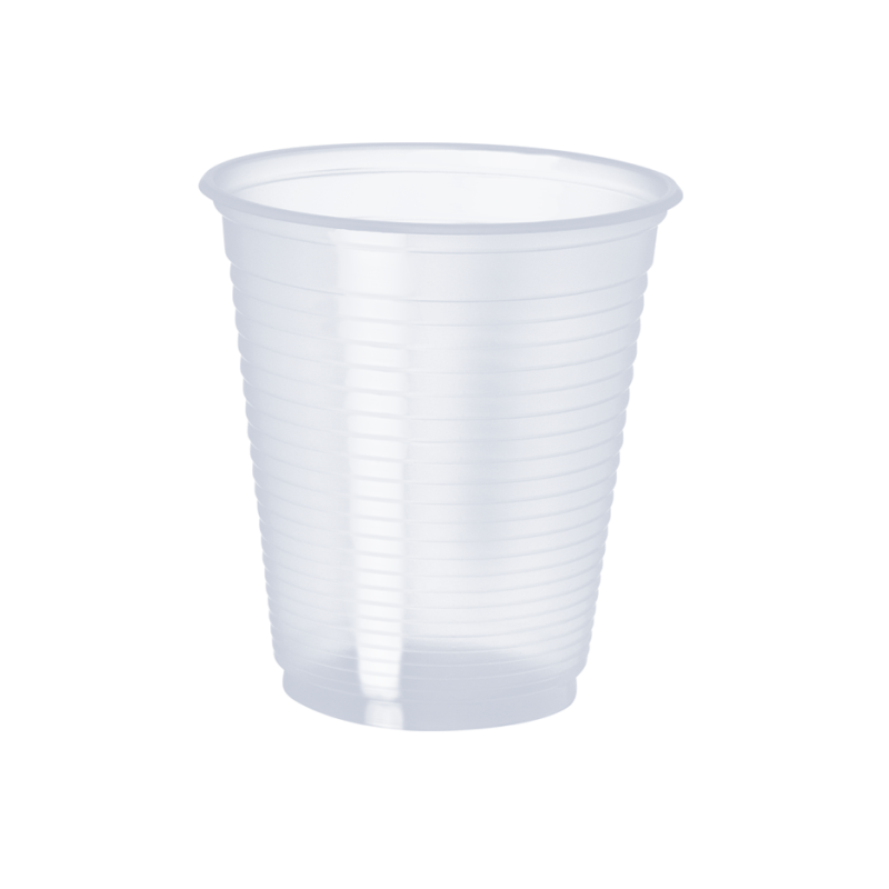COPO DESCARTÁVEL PLÁSTICO 180ml TRANSPARENTE c/ 100unid. - COPOBRAS COPOBRAS