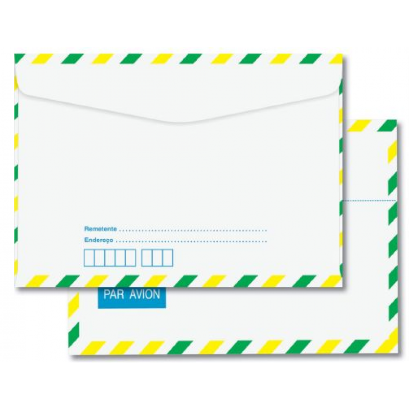 ENVELOPE CARTA AERO 114x162mm (Unidade) - FORONI FORONI