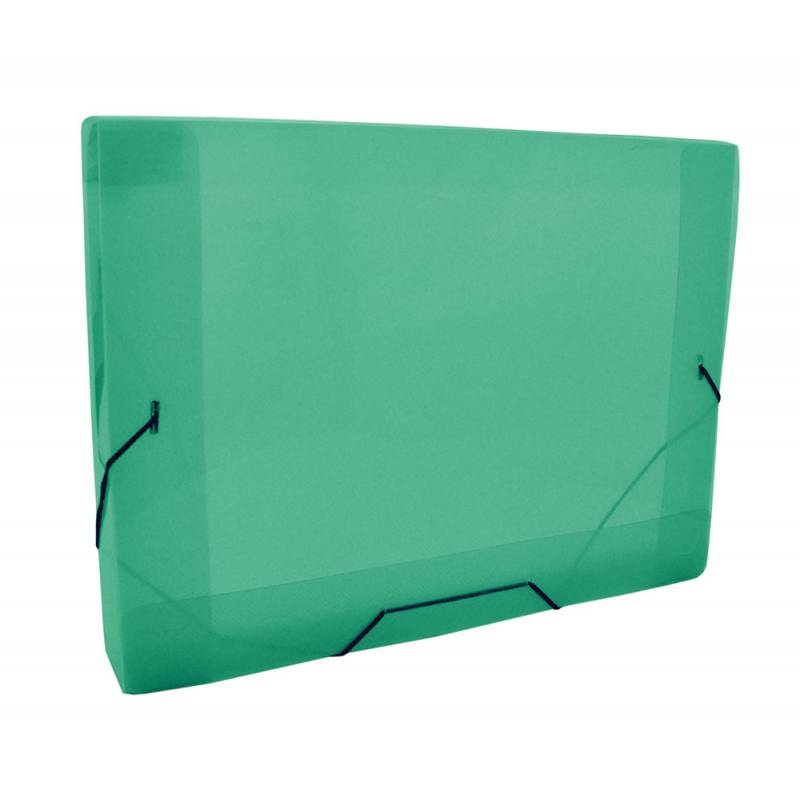 PASTA ABA ELÁSTICO OFÍCIO 335x245x55mm VERDE- ACP ACP