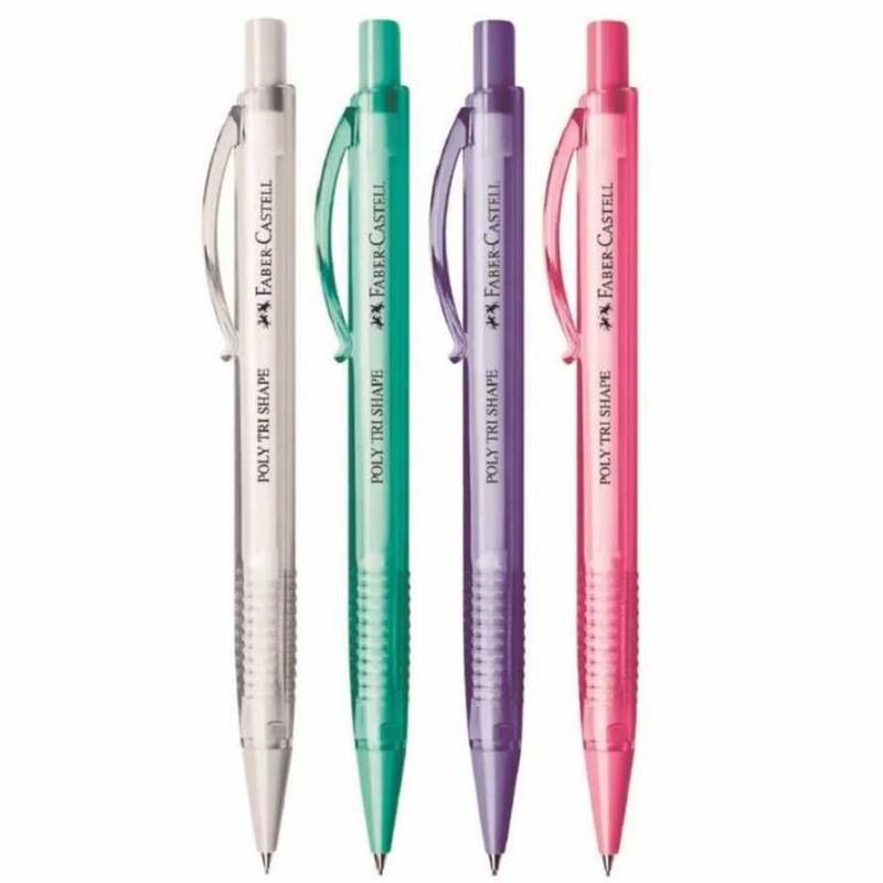 LAPISEIRA 0.5mm POLY TRI SHAPE COLORIDA - FABER CASTELL FABER CASTELL