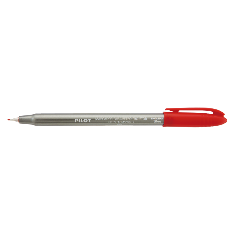 MARCADOR RETRO PROJETOR 1.0mm VERMELHO - PILOT PILOT