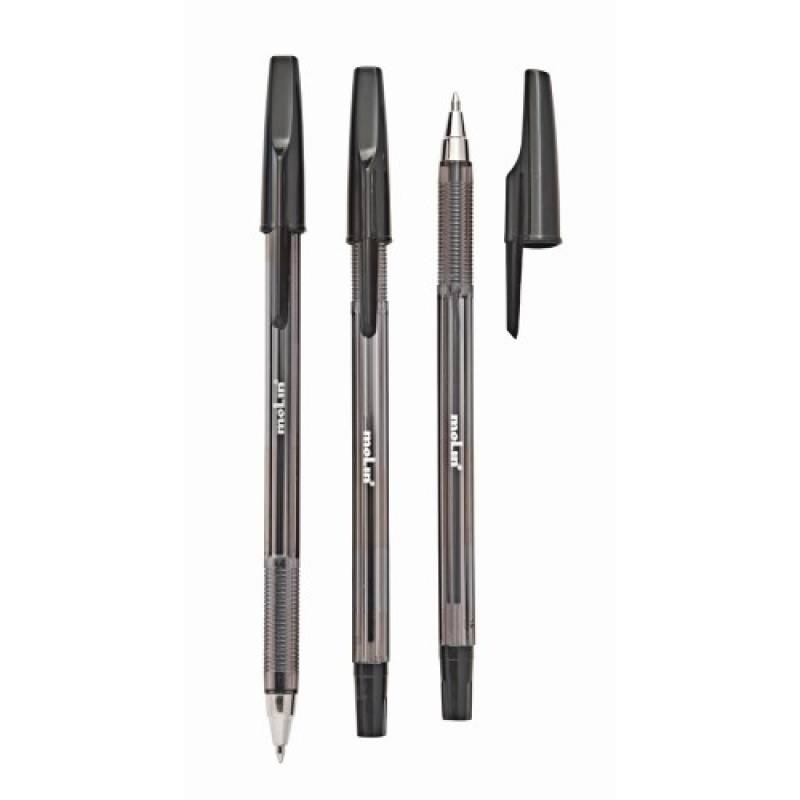 CANETA ESFEROGRÁFICA 0.7mm PONTA METÁLICA PRETA - MOLIN MOLIN