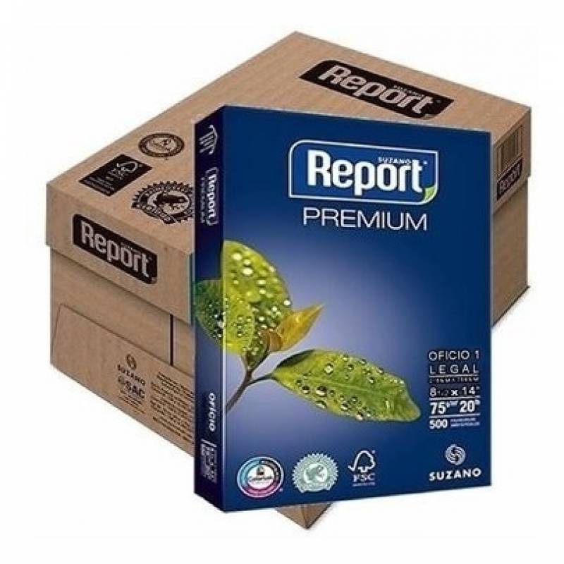 PAPEL A3 297mm X 420mm 75g 500Fls REPORT PREMIUM SUZANO SUZANO