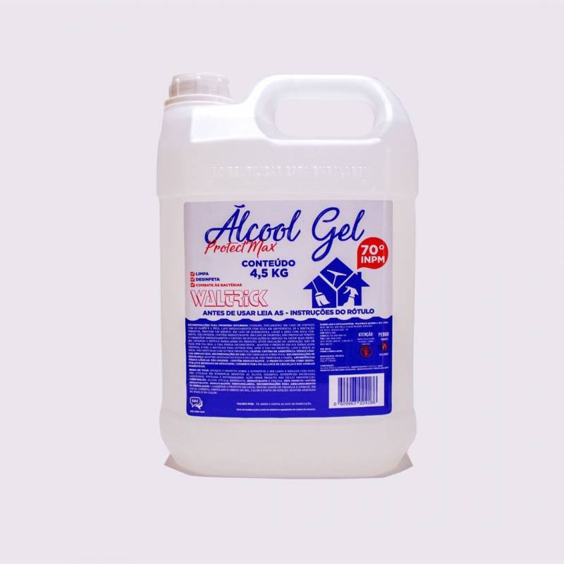 Alcool em Gel 70% 5L Protect Max - Waltrick WALTRICK QUIMICA