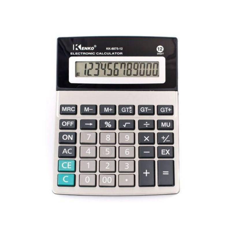 CALCULADORA DE MESA KK8875 12 DIGITOS - KENKO KENKO