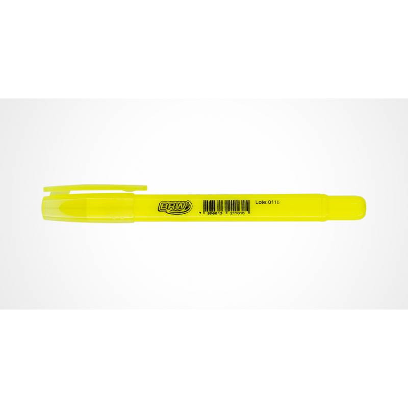 MARCA TEXTO FLUORESCENTE AMARELO EM GEL - BRW BRW