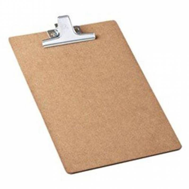 PRANCHETA EUCATEX OFICIO C/ PRENDEDOR DE METAL - CARBRINK CARBRINK