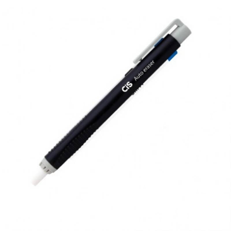 CANETA BORRACHA AUTO ERASER PRETO - CIS SERTIC CIS