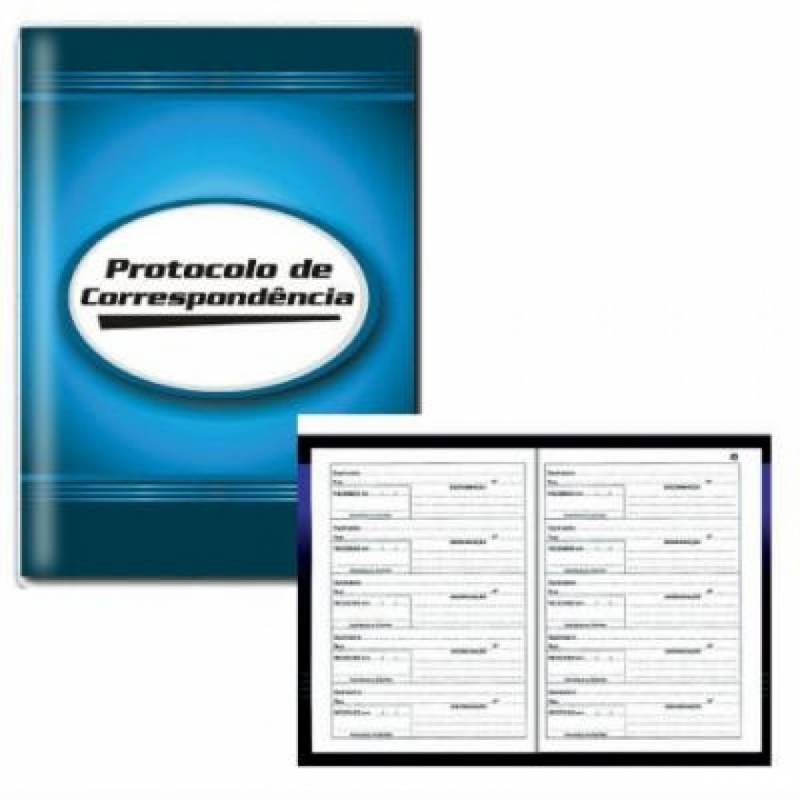 LIVRO PROTOCOLO DE CORRESPONDÊNCIA 154x126mm C/ 52Fls - SÃO DOMINGOS  SÃO DOMINGOS