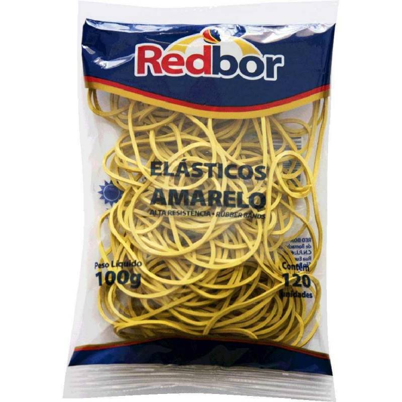 ELÁSTICO AMARELO Nº.18 100g - REDBOR REDBOR
