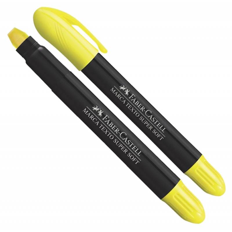 MARCA TEXTO GEL SUPER SOFT AMARELO - FABER CASTELL FABER CASTELL