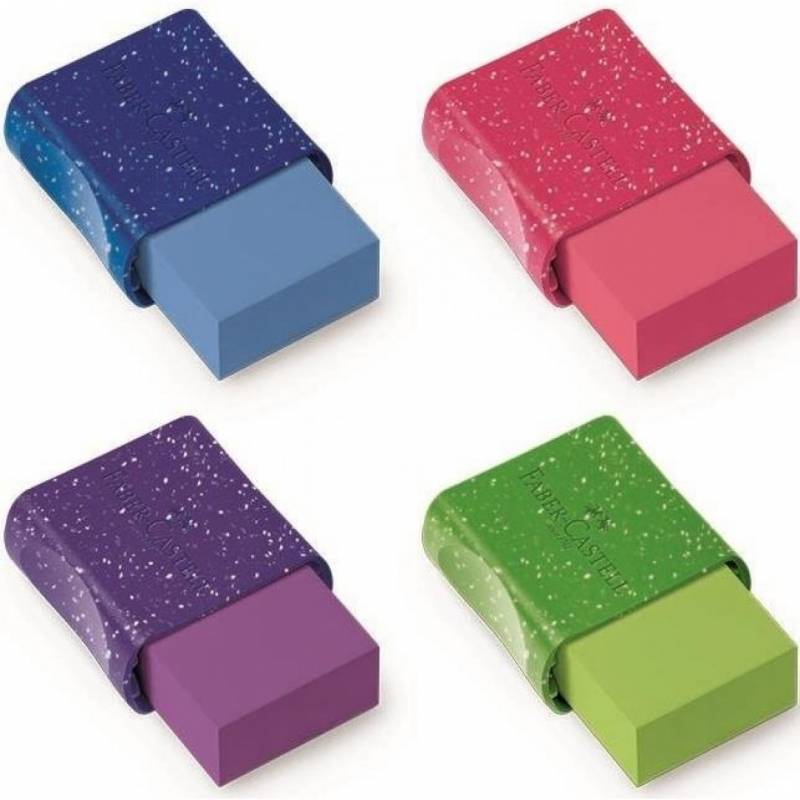 BORRACHA C/ CAPA FC MAX GLITZ - FABER CASTELL FABER CASTELL