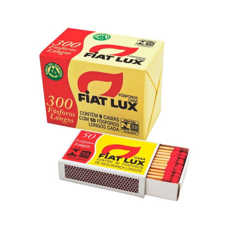 Fósforo Casa 6cx com 50 palitos FIAT LUX FIAT LUX