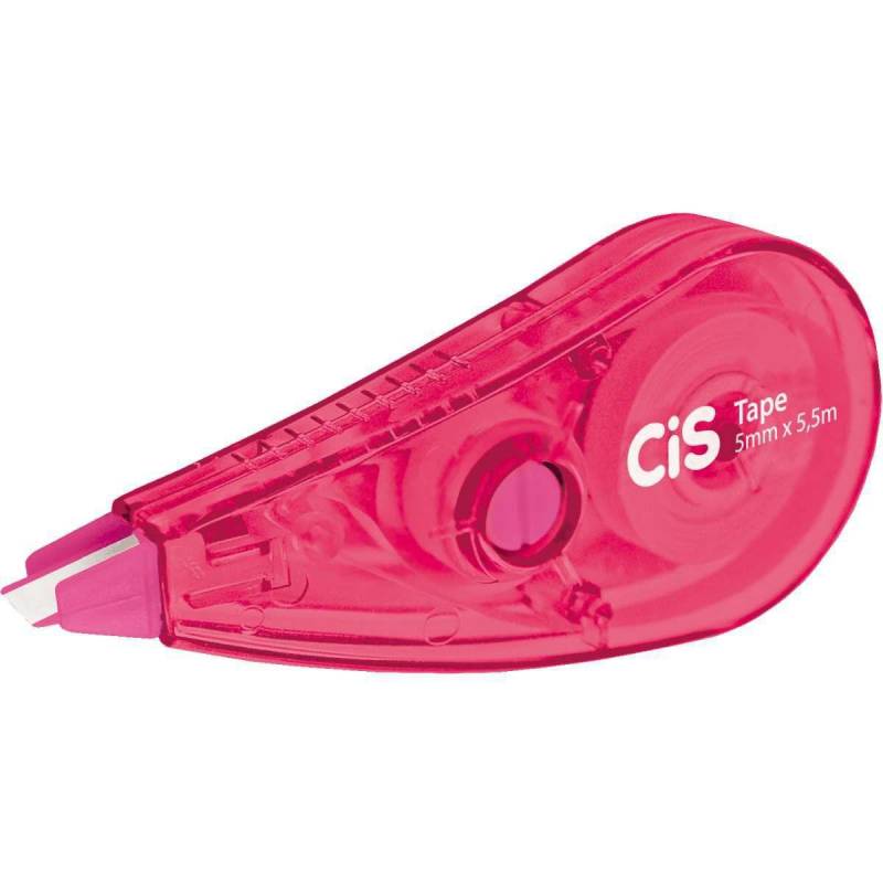 CORRETIVO EM FITA 5mm X 5,5m CORES NEON - CIS SERTIC CIS