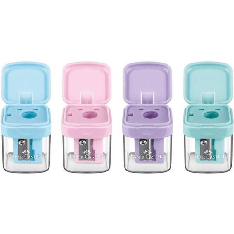 APONTADOR COM DEPÓSITO MINIBOX TOM PASTEL - FABER CASTELL FABER CASTELL