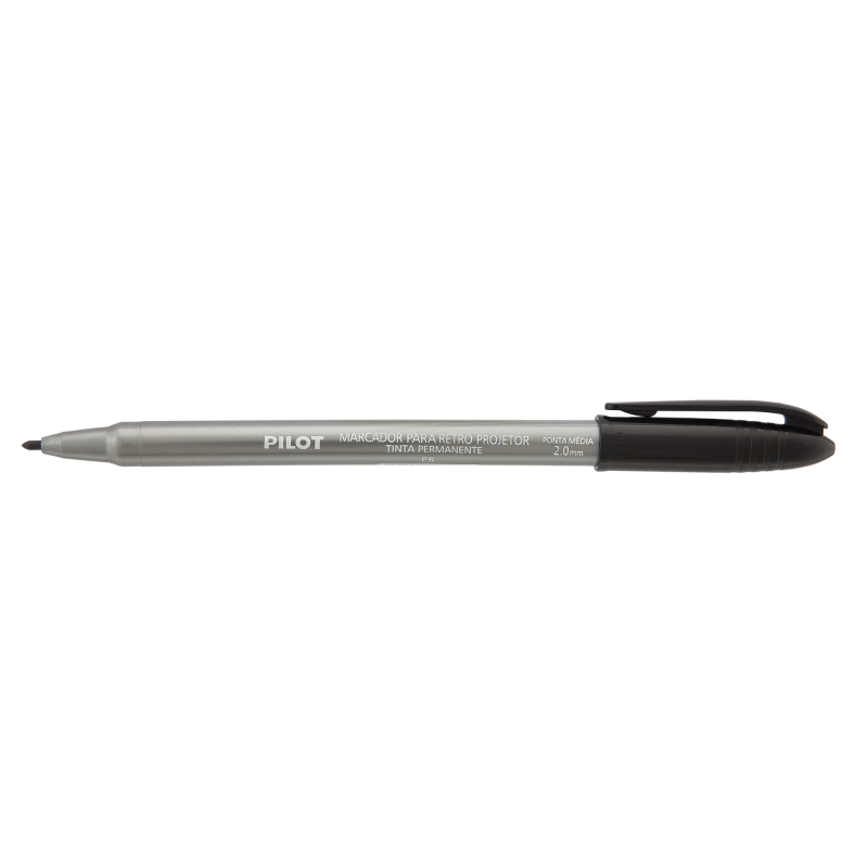MARCADOR RETRO PROJETOR 2.0mm PRETO - PILOT PILOT