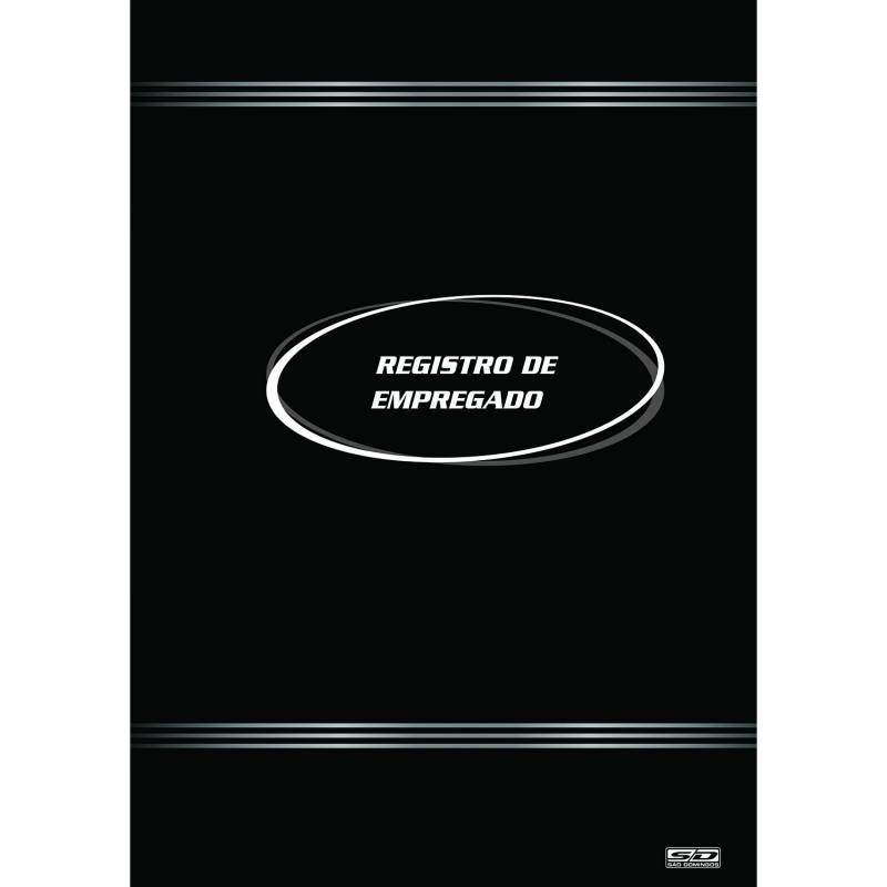 LIVRO REGISTRO EMPREGADOS 215x315mm C/ 50Fls - SÃO DOMINGOS SÃO DOMINGOS