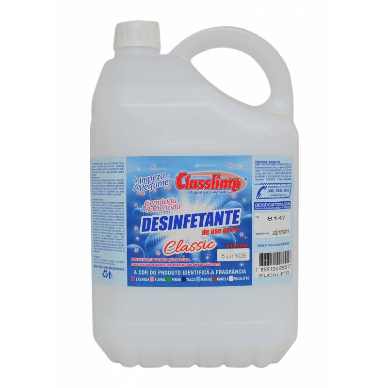 DESINFETANTE EUCALIPTO 5L - CLASSLIMP CLASSLIMP