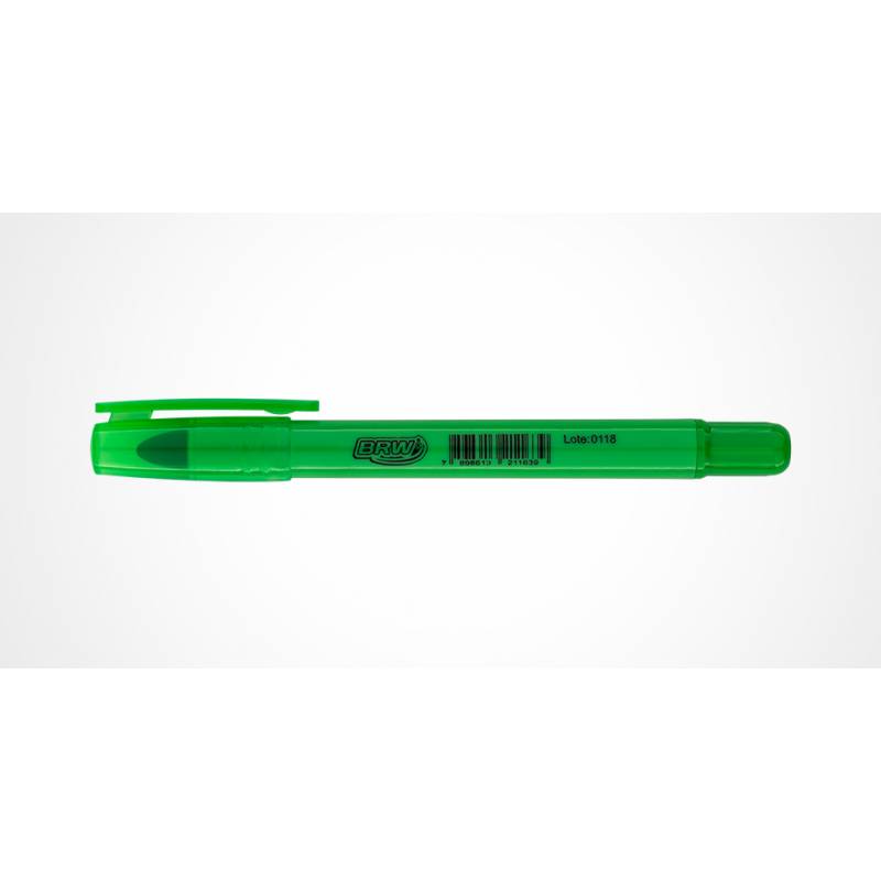 MARCA TEXTO FLUORESCENTE VERDE EM GEL - BRW BRW
