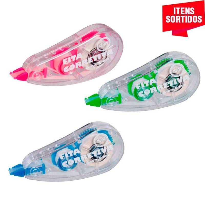 CORRETIVO EM FITA 5mm X 6m JOCAR OFFICE - LEONORA JOCAR OFFICE