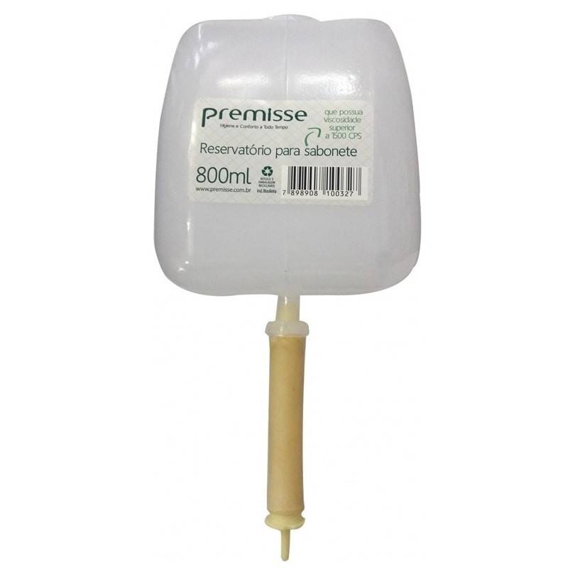 RESERVATÓRIO P/ SABONETE LÍQUIDO 800ml - PREMISSE  PREMISSE