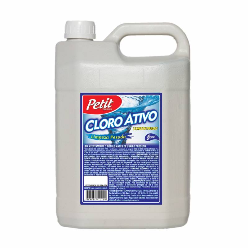 CLORO ATIVO LÍQUIDO 5L - PRATIK PRATIK