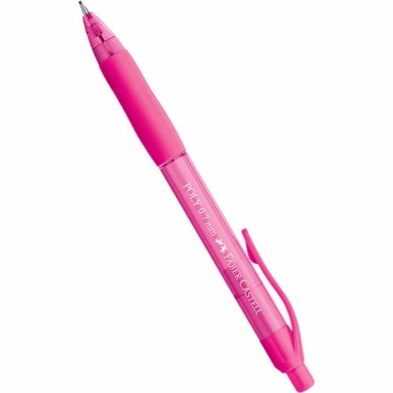 LAPISEIRA 0.7mm POLY ROSA - FABER CASTELL FABER CASTELL