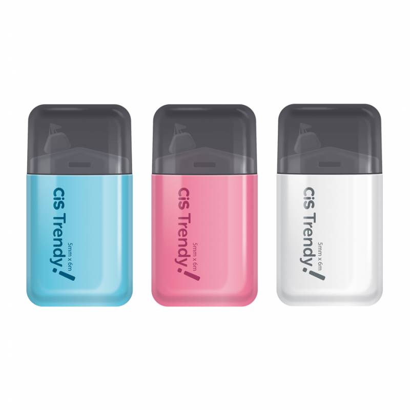 CORRETIVO EM FITA 5mm X 6m TRENDY - CIS SERTIC CIS