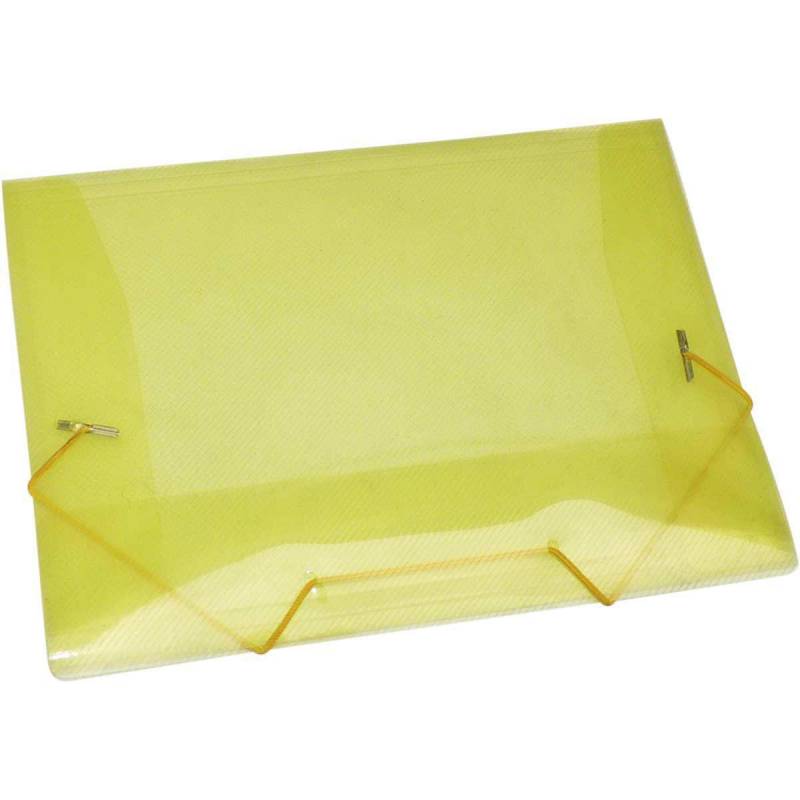 PASTA ABA ELÁSTICO MINI 250x165x20mm AMARELA - ACP ACP