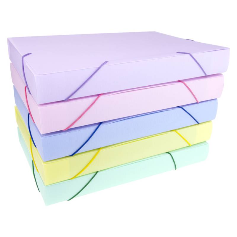 PASTA ABA ELÁSTICO OFÍCIO 335x235x40mm SORTIDA SERENA - DELL DELLO