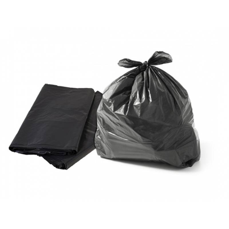 SACO DE LIXO PRETO 100L 70cmx85cmx0,04 c/ 100 Unid. - BDG BDG Embalagens