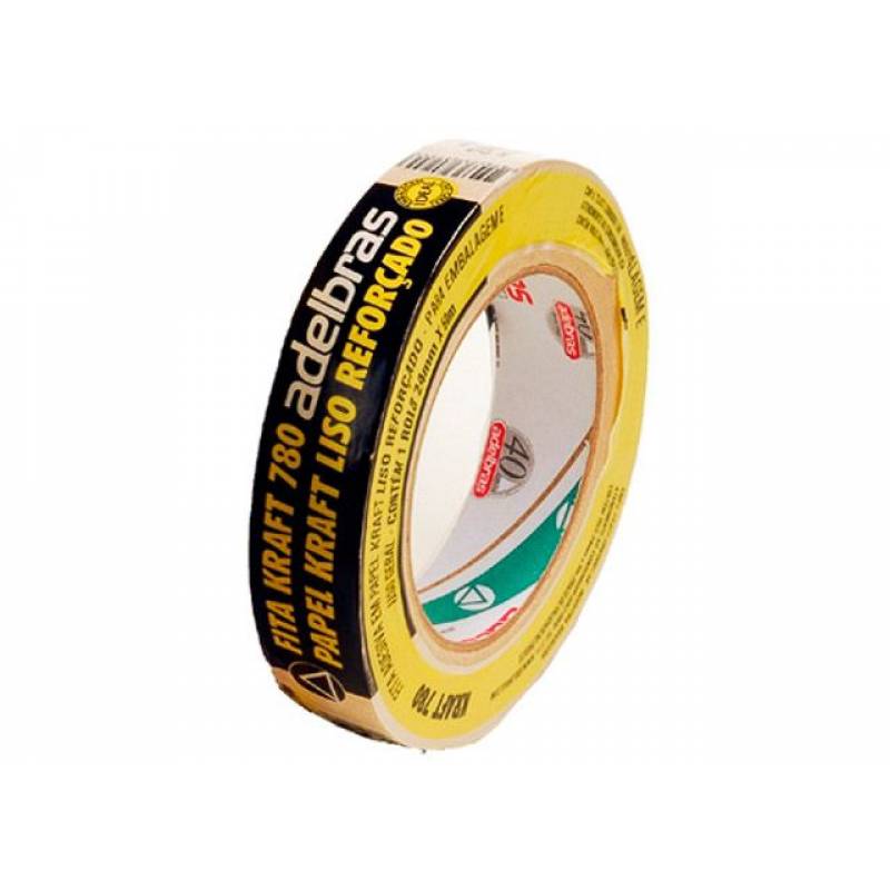 FITA KRAFT LISA 24mmx50m - ADELBRAS ADELBRAS