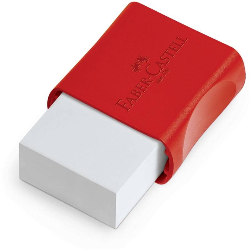 BORRACHA C/ CAPA FC MAX BRANCA PEQUENA - FABER CASTELL FABER CASTELL