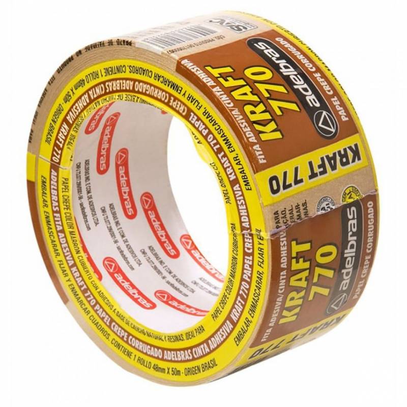 FITA KRAFT LISA 48mmx50m - ADELBRAS ADELBRAS