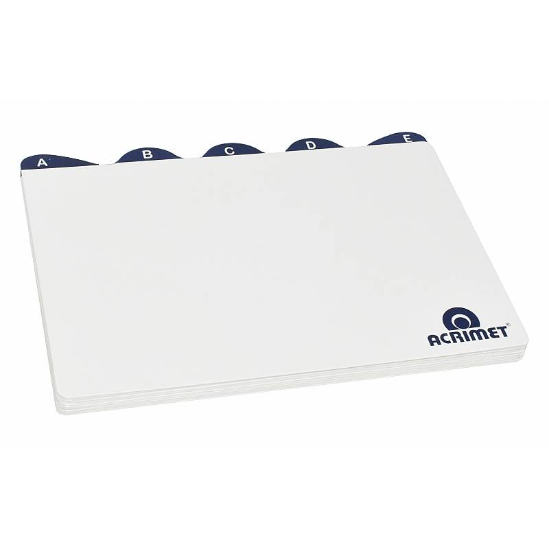INDICE AZ PARA FICHAS 7x10 - ACRIMET ACRIMET