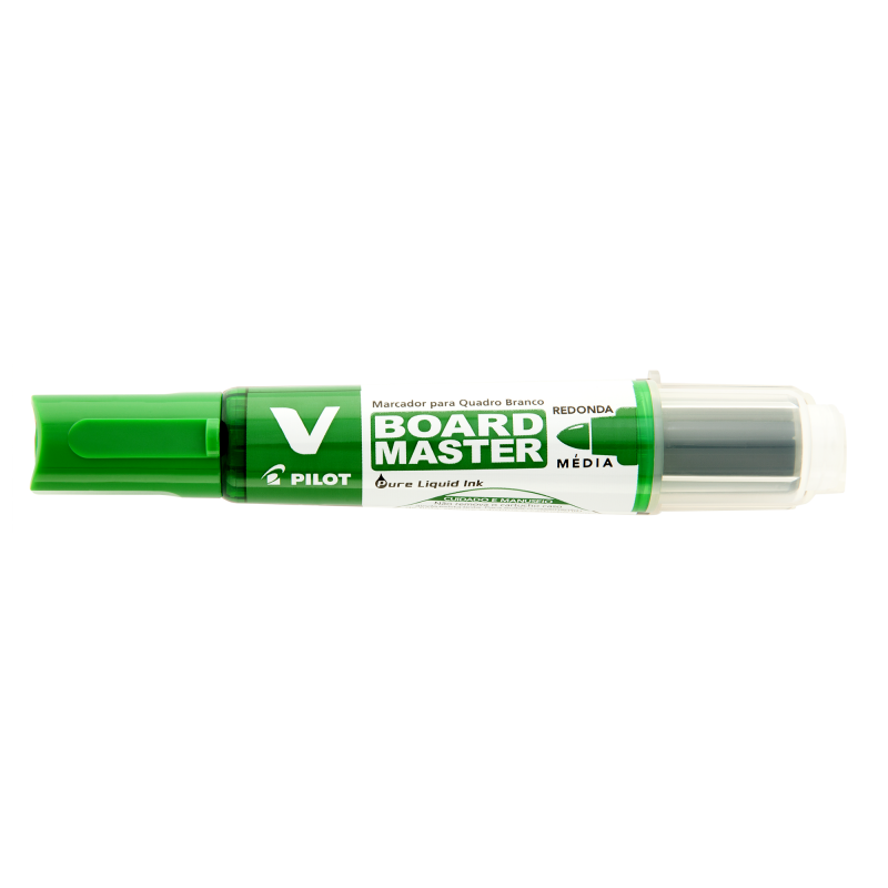 MARCADOR QUADRO BRANCO V-BOARD MASTER RECARREGÁVEL VERDE - PILOT PILOT
