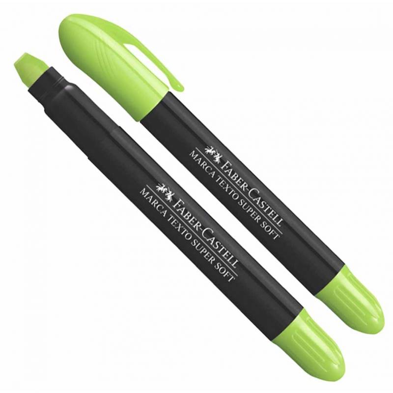 MARCA TEXTO GEL SUPER SOFT VERDE - FABER CASTELL FABER CASTELL