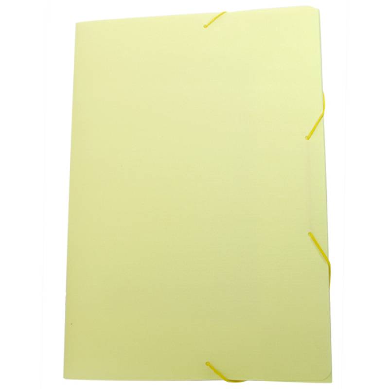 PASTA ABA ELÁSTICO OFÍCIO 335x235mm AMARELO PASTEL SERENA -  DELLO