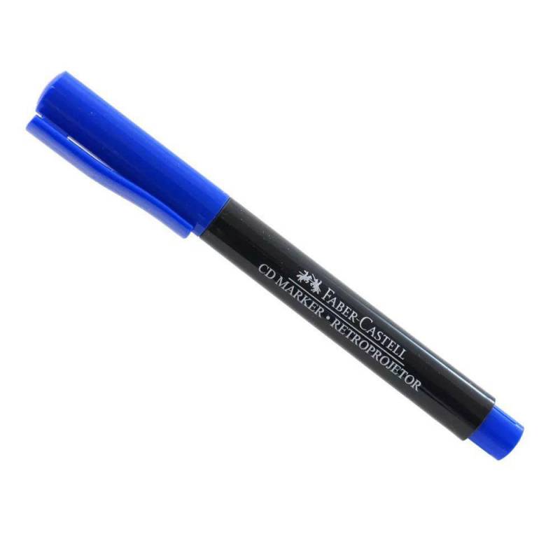 MARCADOR RETRO PROJETOR 1.0mm AZUL - FABER CASTELL FABER CASTELL