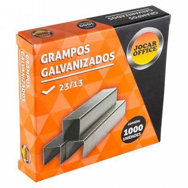 GRAMPO 23/13 C/ 1.000 Unid. GALVANIZADO - JOCAR OFFICE LEONO JOCAR OFFICE