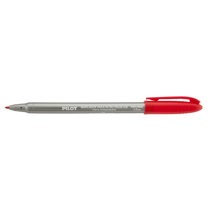 MARCADOR RETRO PROJETOR 2.0mm VERMELHO - PILOT PILOT