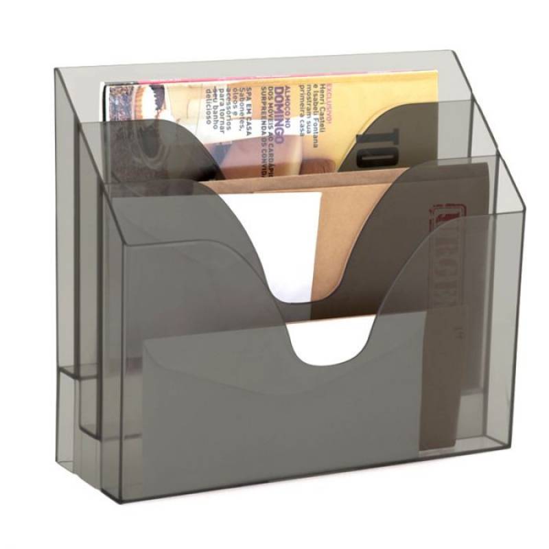 ORGANIZADOR TRIPLO OFFICE FUMÊ - WALEU WALEU