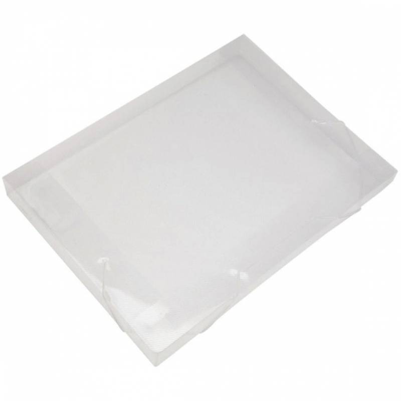 PASTA ABA ELÁSTICO MINI 250x165x20mm CRISTAL - ACP ACP